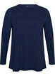 Blouse basique en jersey &agrave; manches longues, Bleu, Packshot image number 0