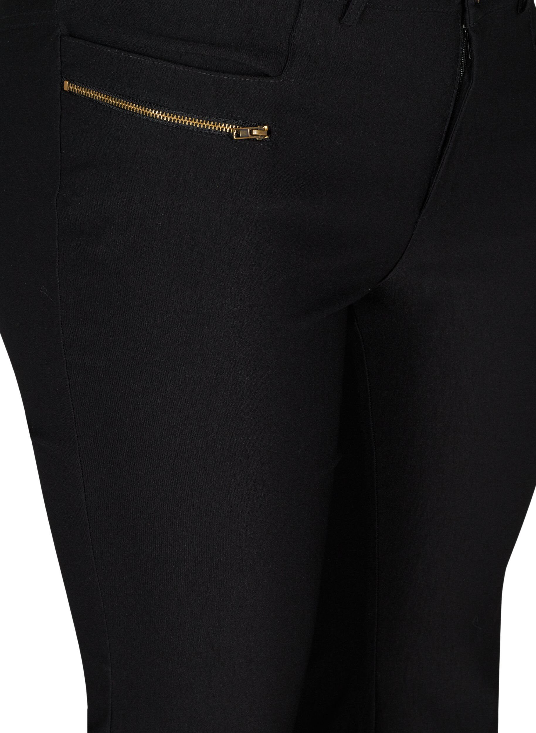 Zizzi Pantalon avec bootcut, Noir, Packshot image number 2