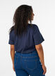 T-shirt imprim&eacute;, Bleu, Model image number 2