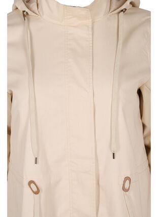 Veste longue parka avec capuche et poches, Birch, Packshot image number 2
