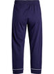 Pantalon de pyjama taille haute en coton, Bleu, Packshot image number 1