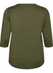 Haut de sport avec manches 3/4, Vert, Packshot image number 1