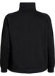Cardigan sweat avec col montant et zip, Noir, Packshot image number 1