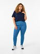 Jegging extensible taille haute, Light Blue, Model image number 0