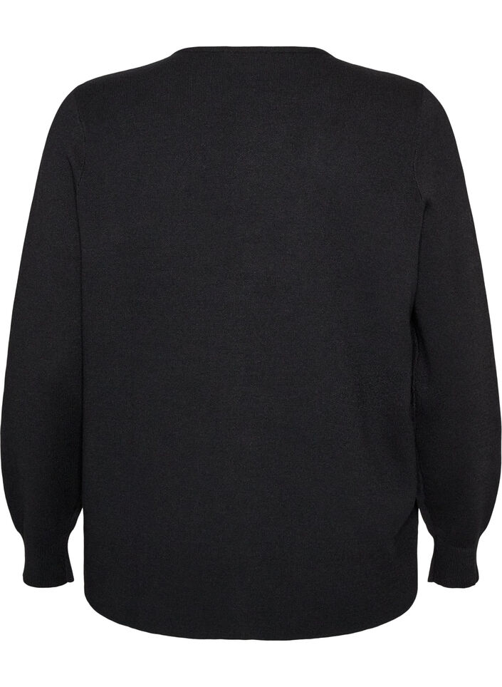 Cardigan avec zip double curseur, Noir, Packshot image number 1