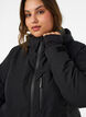 Veste de ski avec capuche et poches zipp&eacute;es, Noir, Model image number 3
