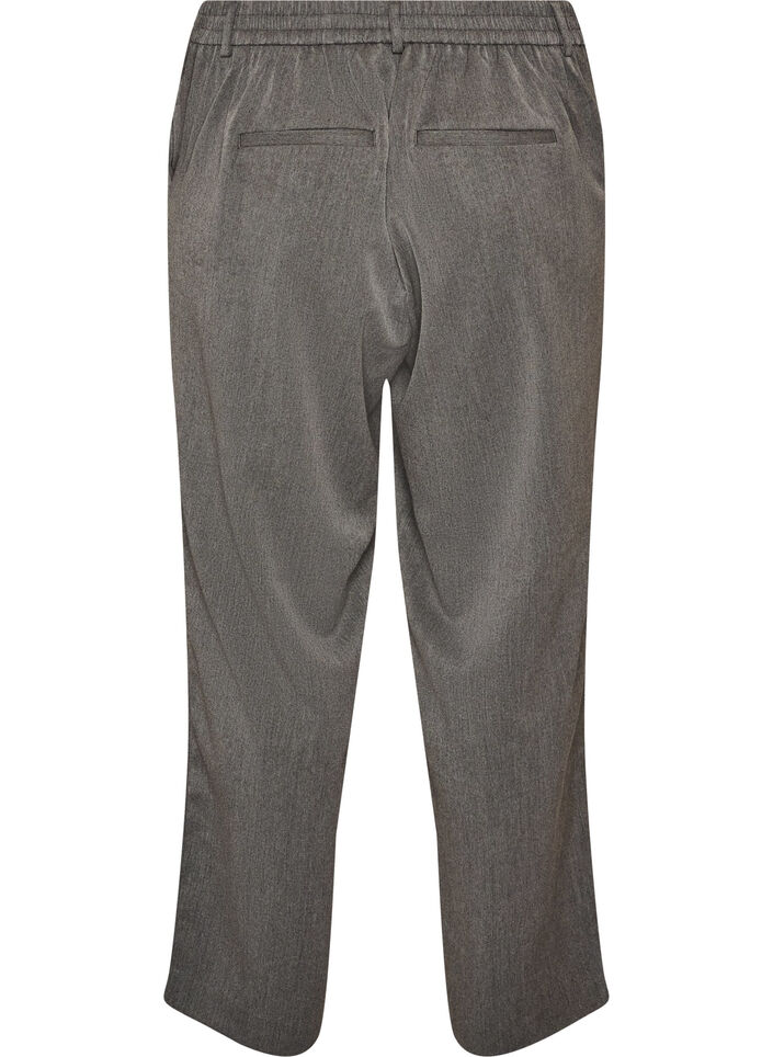 Pantalon de costume taille haute coupe droite, Gris anthracite, Packshot image number 1