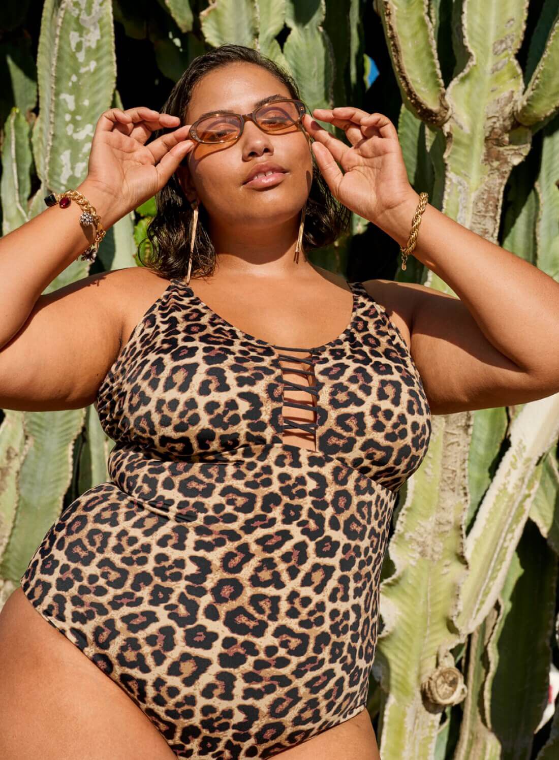 Zizzi Jupe l&eacute;opard, , Model