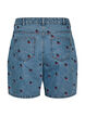 Short en jean brod&eacute;, Bleu Clair, Packshot image number 1