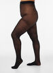 Collant 50 deniers avec motif floral, Noir, Packshot image number 0