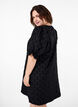 Robe jacquard courte avec des nœuds, Black W. Bow, Model image number 1