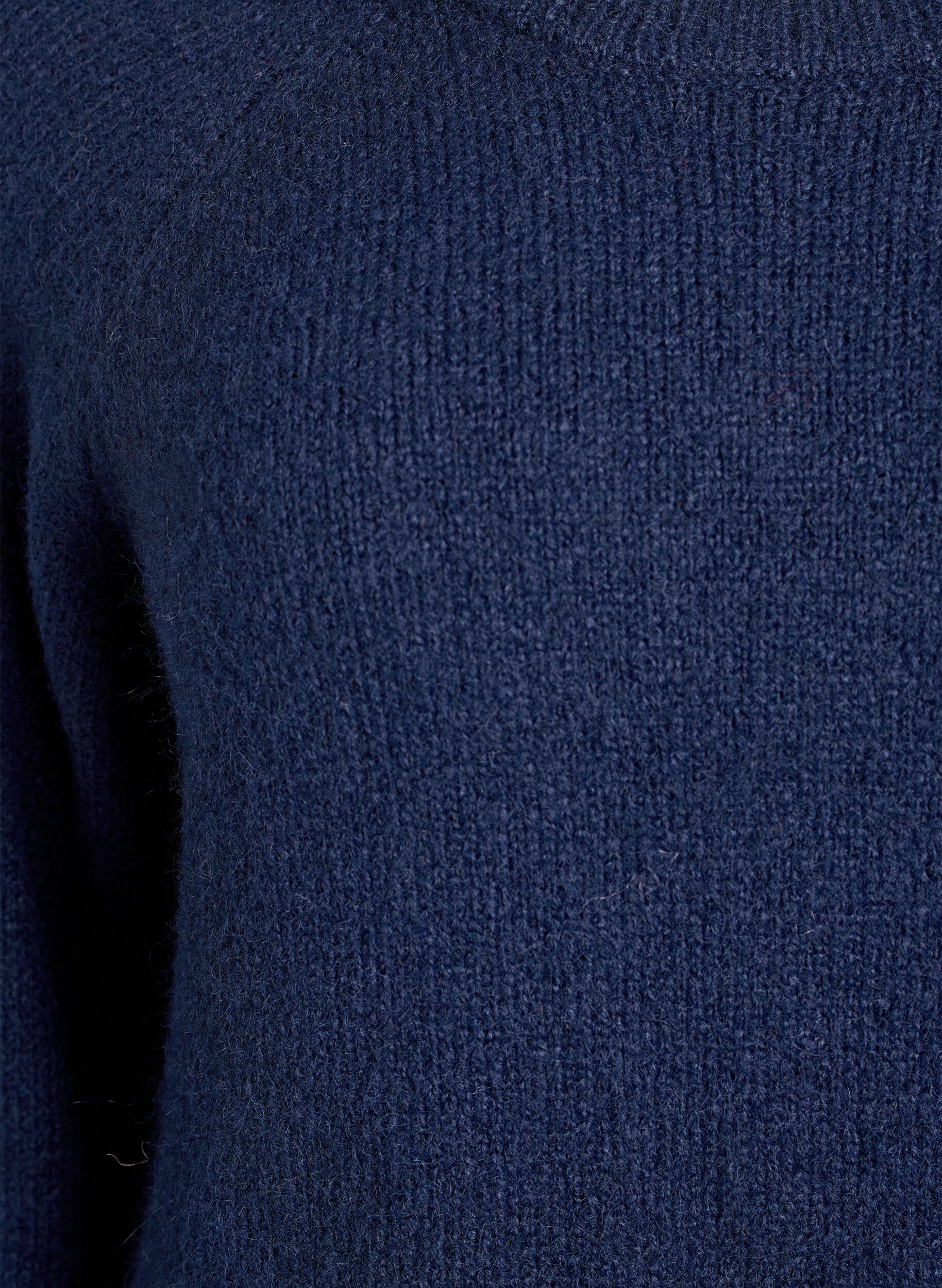 Zizzi Blouse en maille avec manches raglan, Bleu, Packshot image number 2