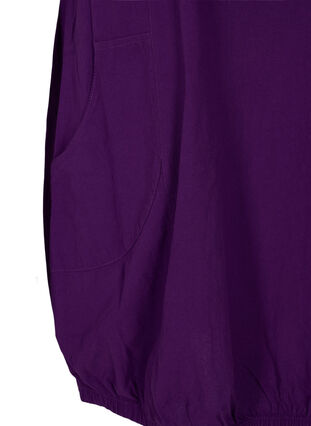 Robe en coton à manches courtes, Violet Indigo, Packshot image number 3
