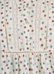 Blouse imprim&eacute;e &agrave; manches 1/2, Blanc, Packshot image number 2