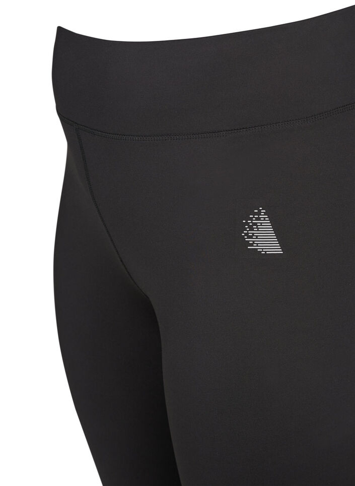 Legging sport basic cropped, Noir, Packshot image number 2
