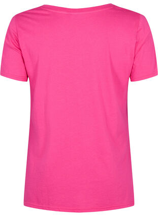 T-shirt en coton à manches courtes, Shocking Pink FAITH, Packshot image number 1