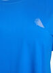 T-shirt de sport couleur unie, Bleu intense, Packshot image number 2