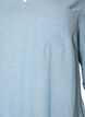 Tunique coupe trap&egrave;ze en lin et viscose, Bleu Clair, Packshot image number 2