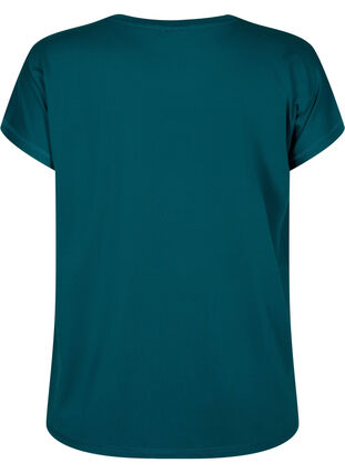 T-shirt d'entraînement à col rond, Deep Teal, Packshot image number 1
