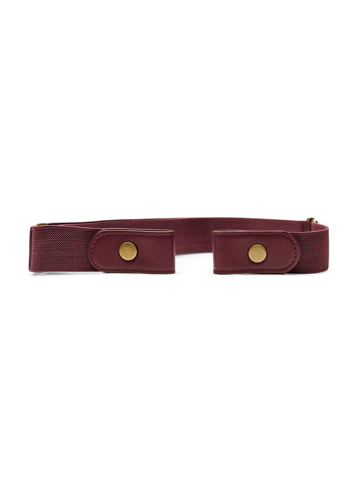Ceinture &eacute;lastique, Bordeaux, Packshot image number 0