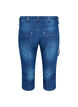 Pantacourt jean slim avec poches, Bleu, Packshot image number 1