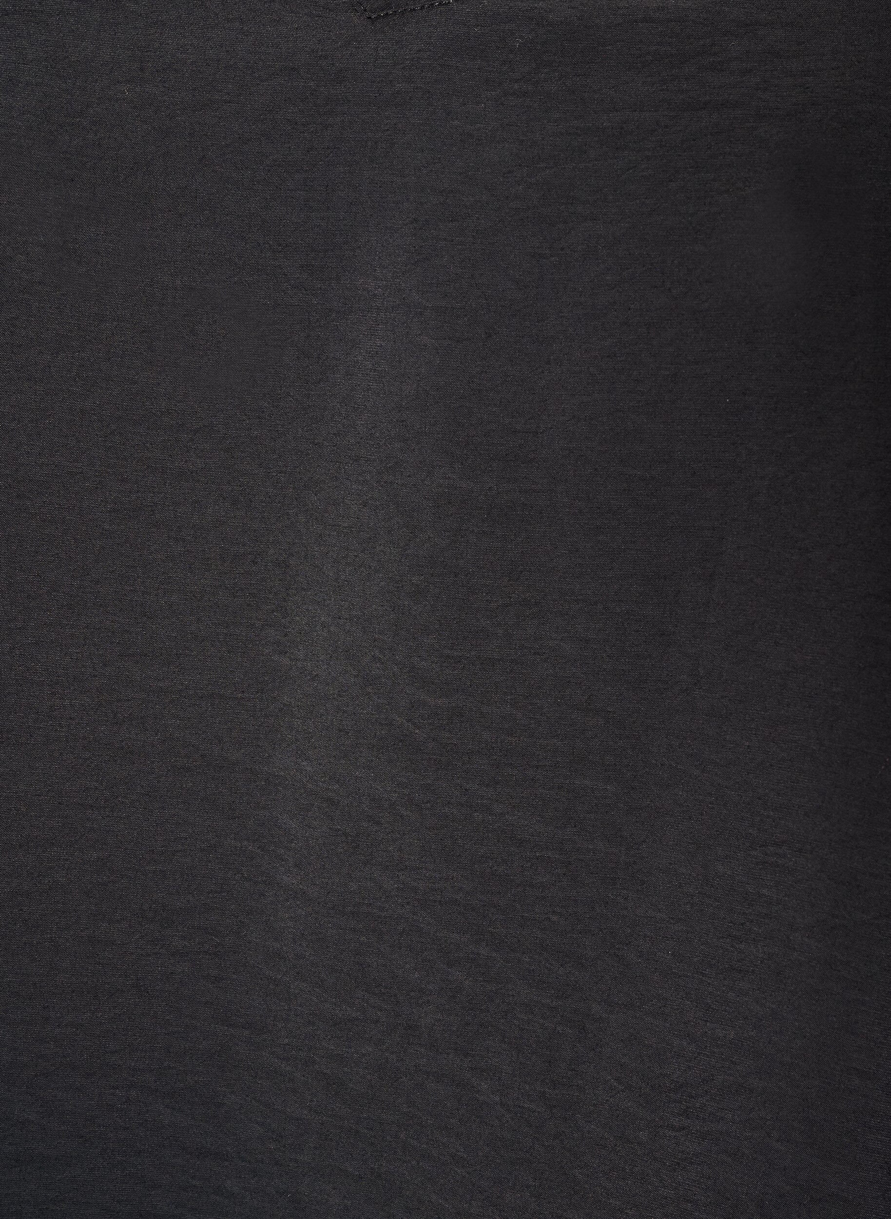 ZizziBlouse avec effet ballon et d&eacute;tails en mousseline, Noir, Packshot image number 2