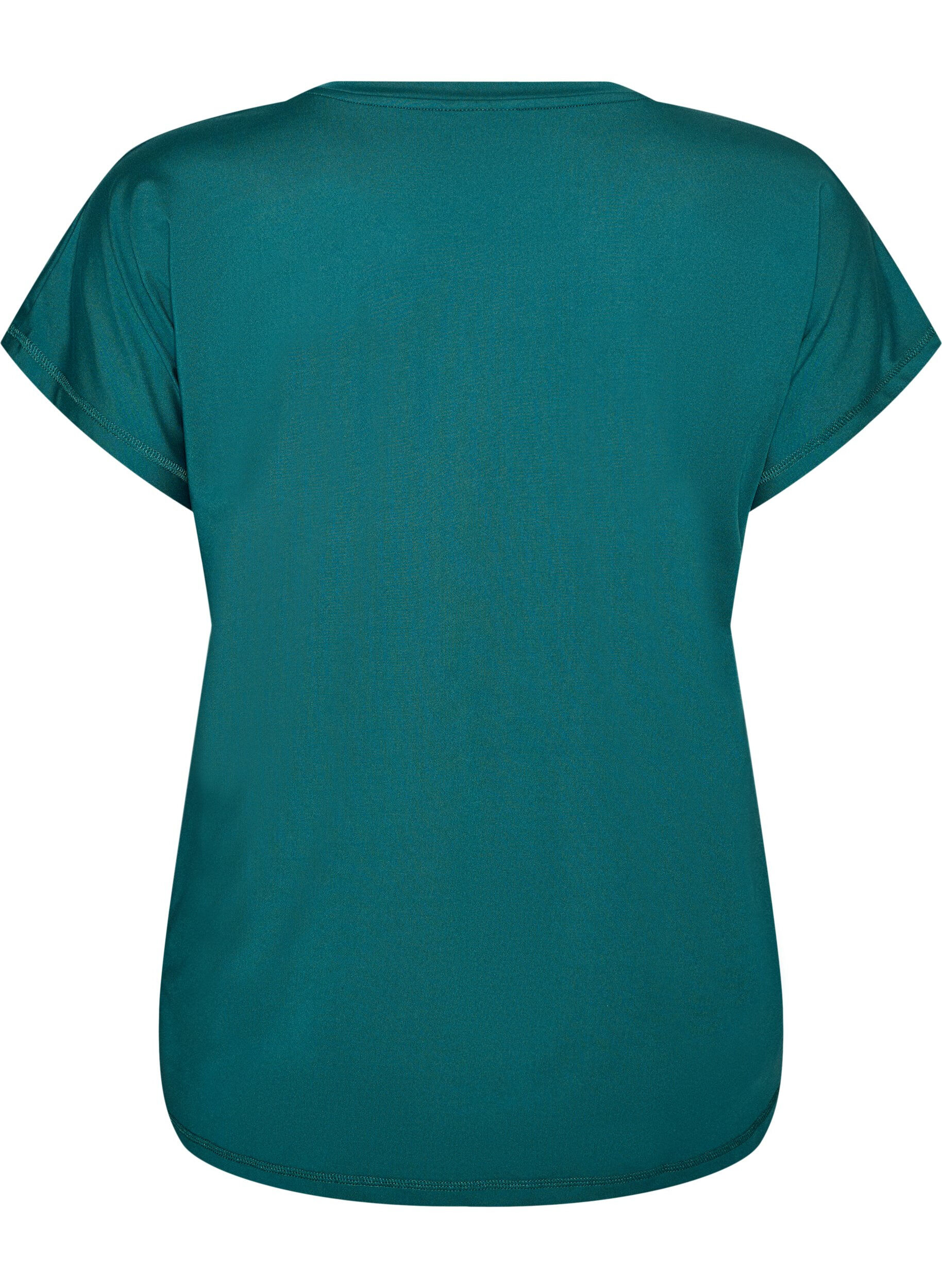 ZizziT-shirt de sport couleur unie, Vert, Packshot image number 1