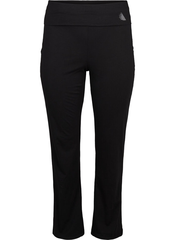 Pantalon de sport en coton, Noir, Packshot image number 0