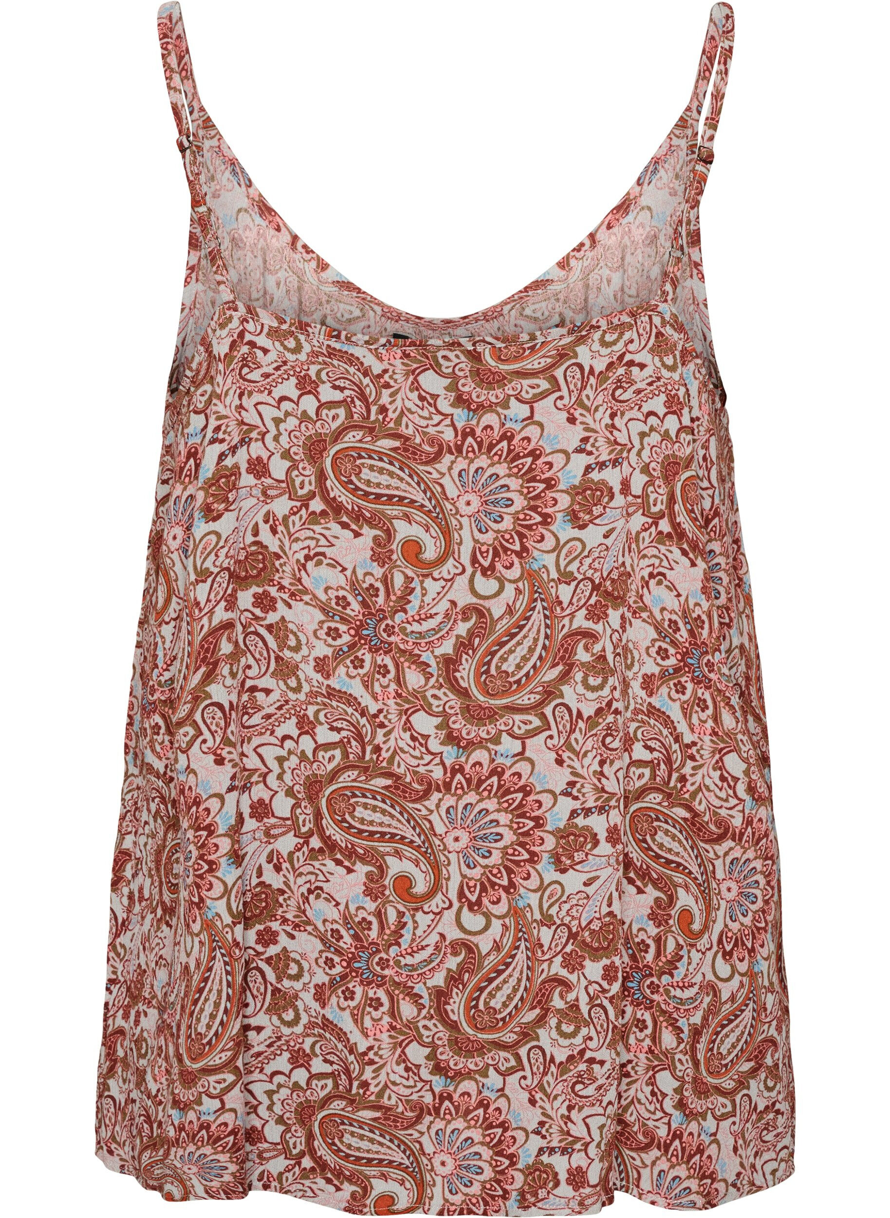ZizziTop &agrave; bretelles en viscose, Rose, Packshot image number 1