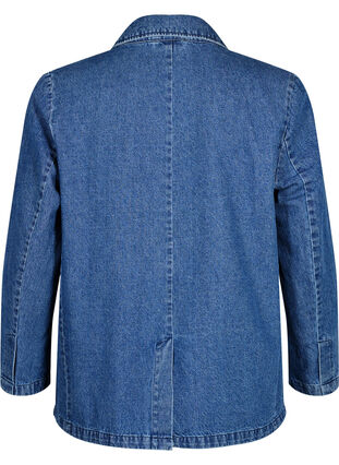 Blazer en jean avec poches, Blue Denim, Packshot image number 1