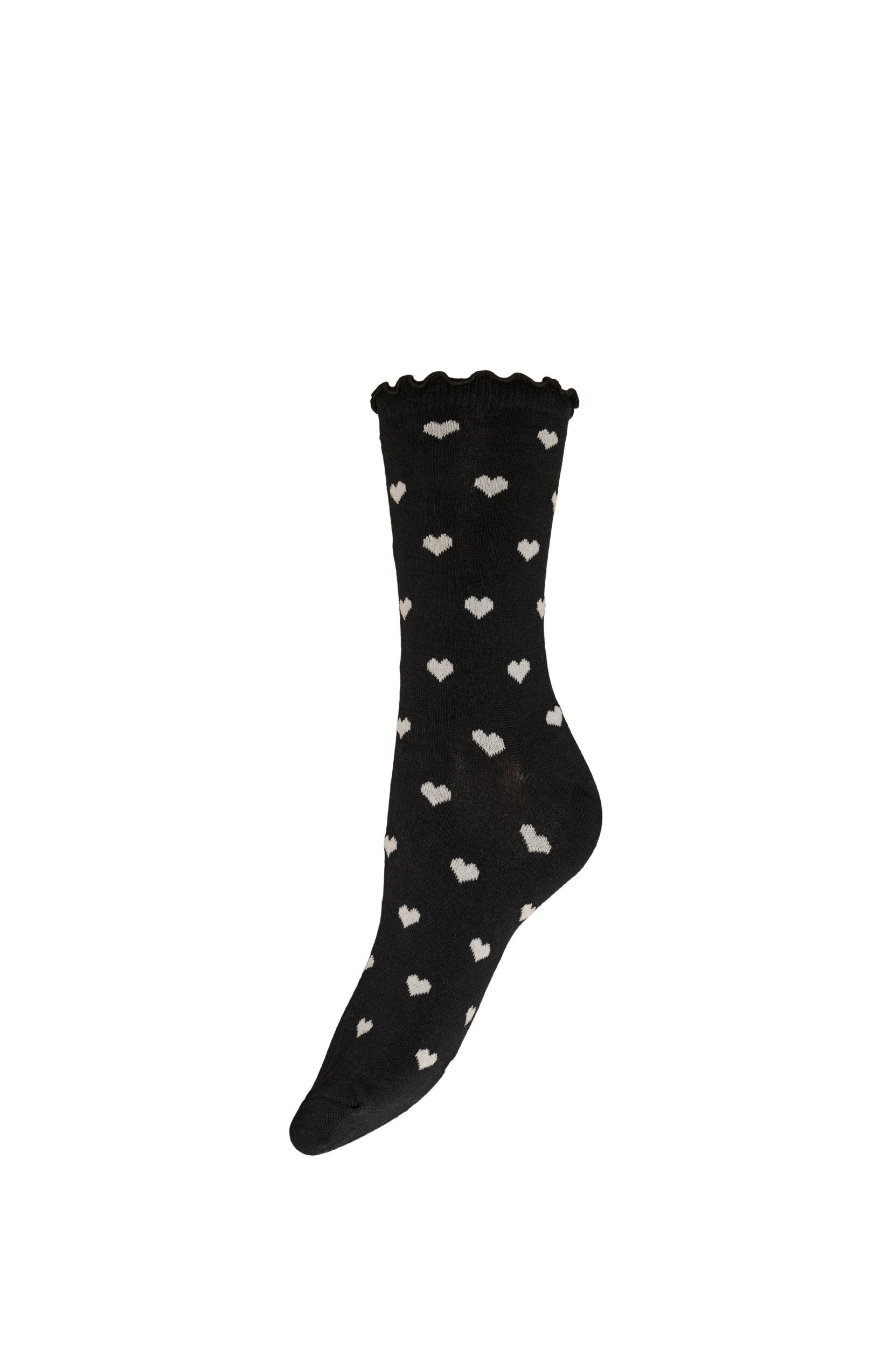 ZizziChaussettes en coton avec des motifs, Noir, Packshot image number 0