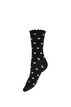 Chaussettes en coton avec des motifs, Noir, Packshot image number 0