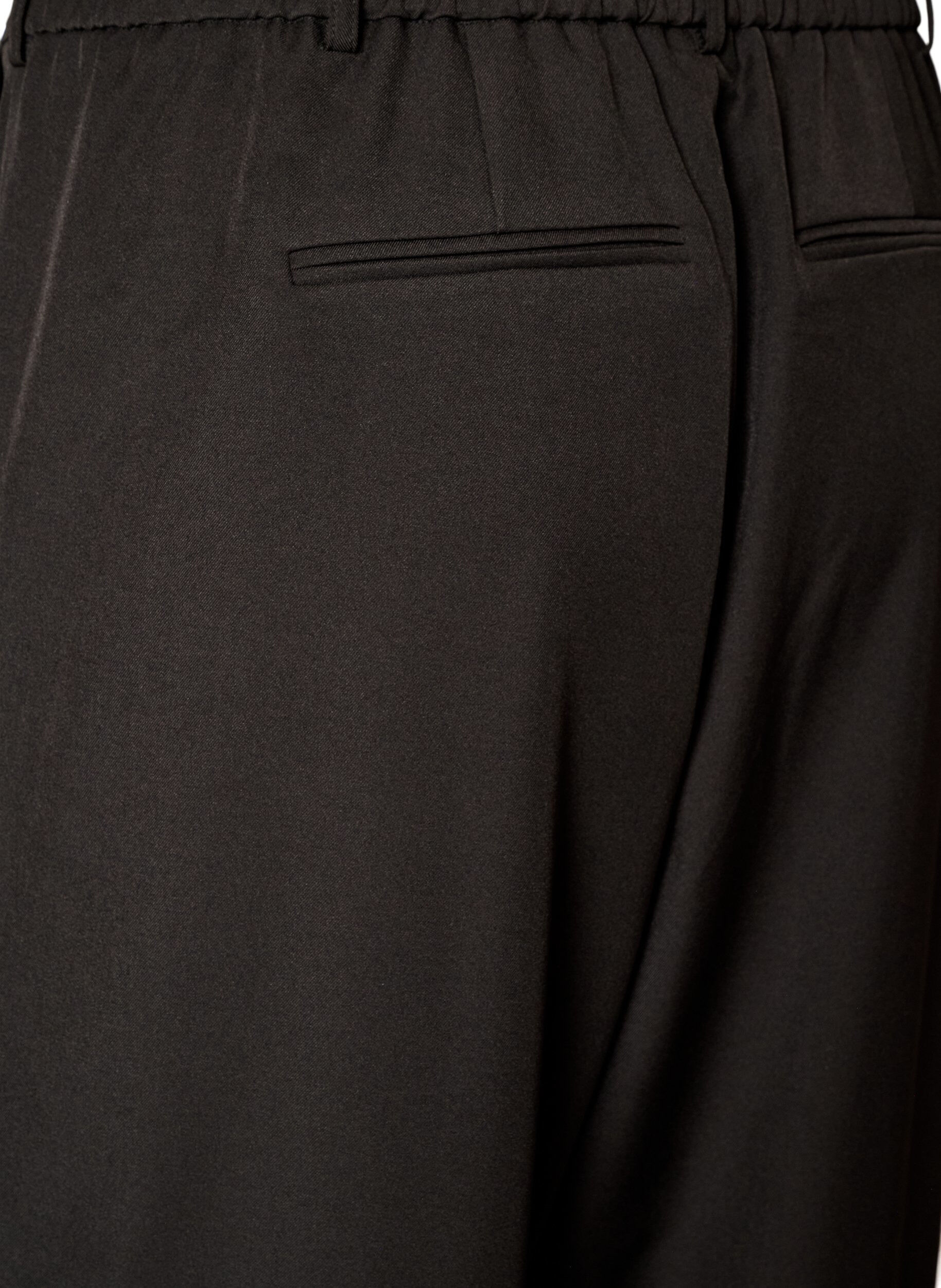 ZizziPantalon barrel taille haute, Noir, Packshot image number 3