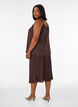 Jupe en viscose avec une ceinture &eacute;lastique, Marron, Model image number 2