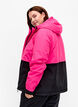 Veste de ski bicolore avec capuche, Fuchsia Purple Comb, Model image number 1