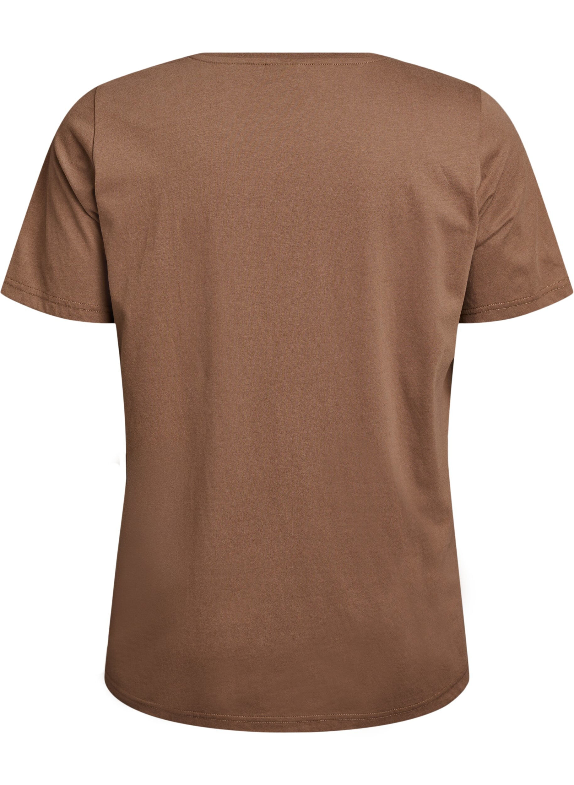 ZizziT-shirt imprim&eacute;, Marron, Packshot image number 1