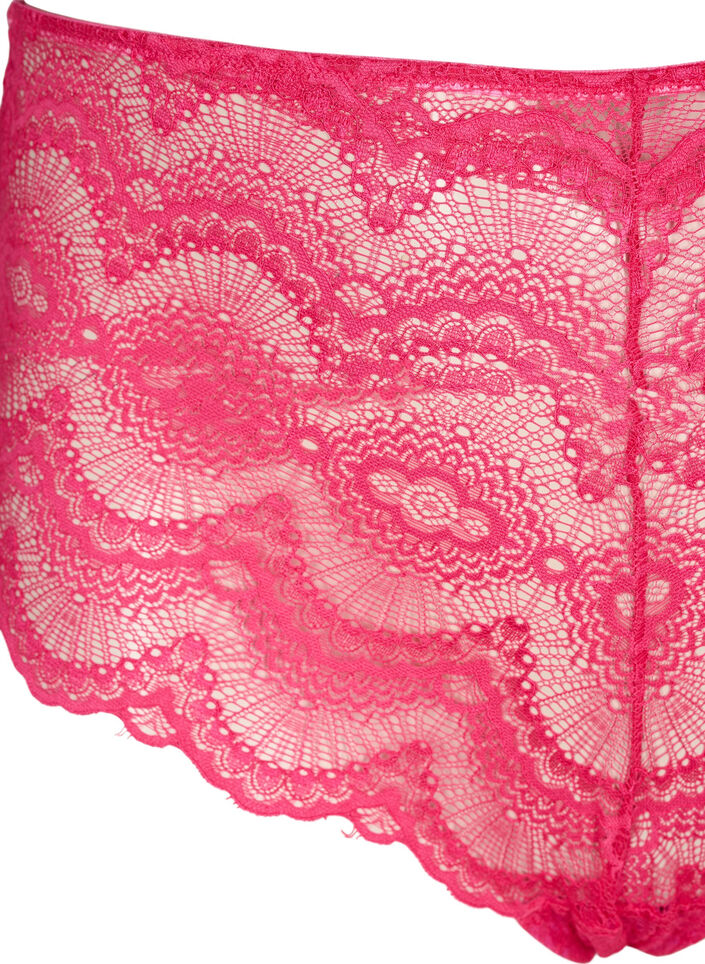 Culottes hipster 2-pack en qualité de dentelle, Love Potion/Black, Packshot image number 3