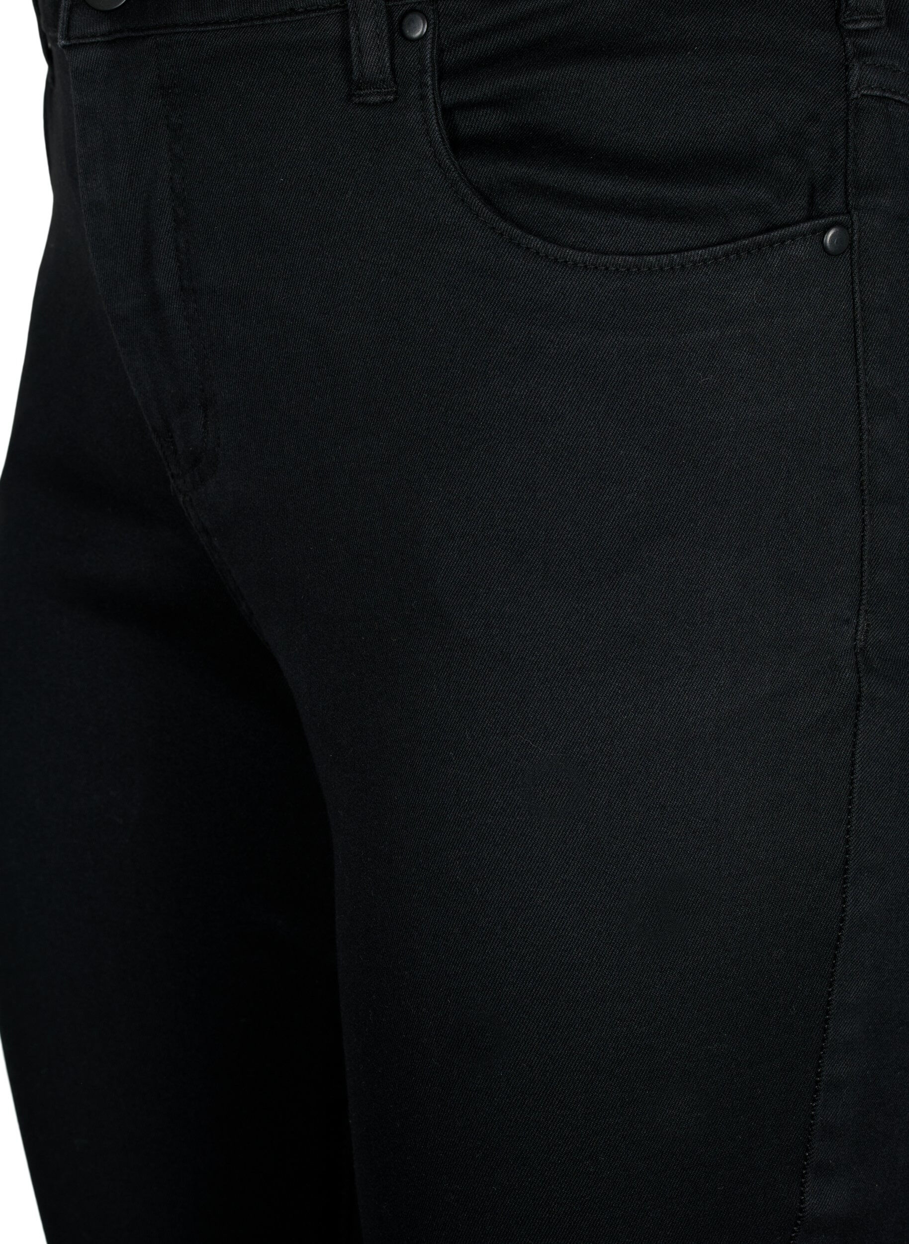 Zizzi  Emily jeans slim fit taille normale, Noir, Packshot image number 2