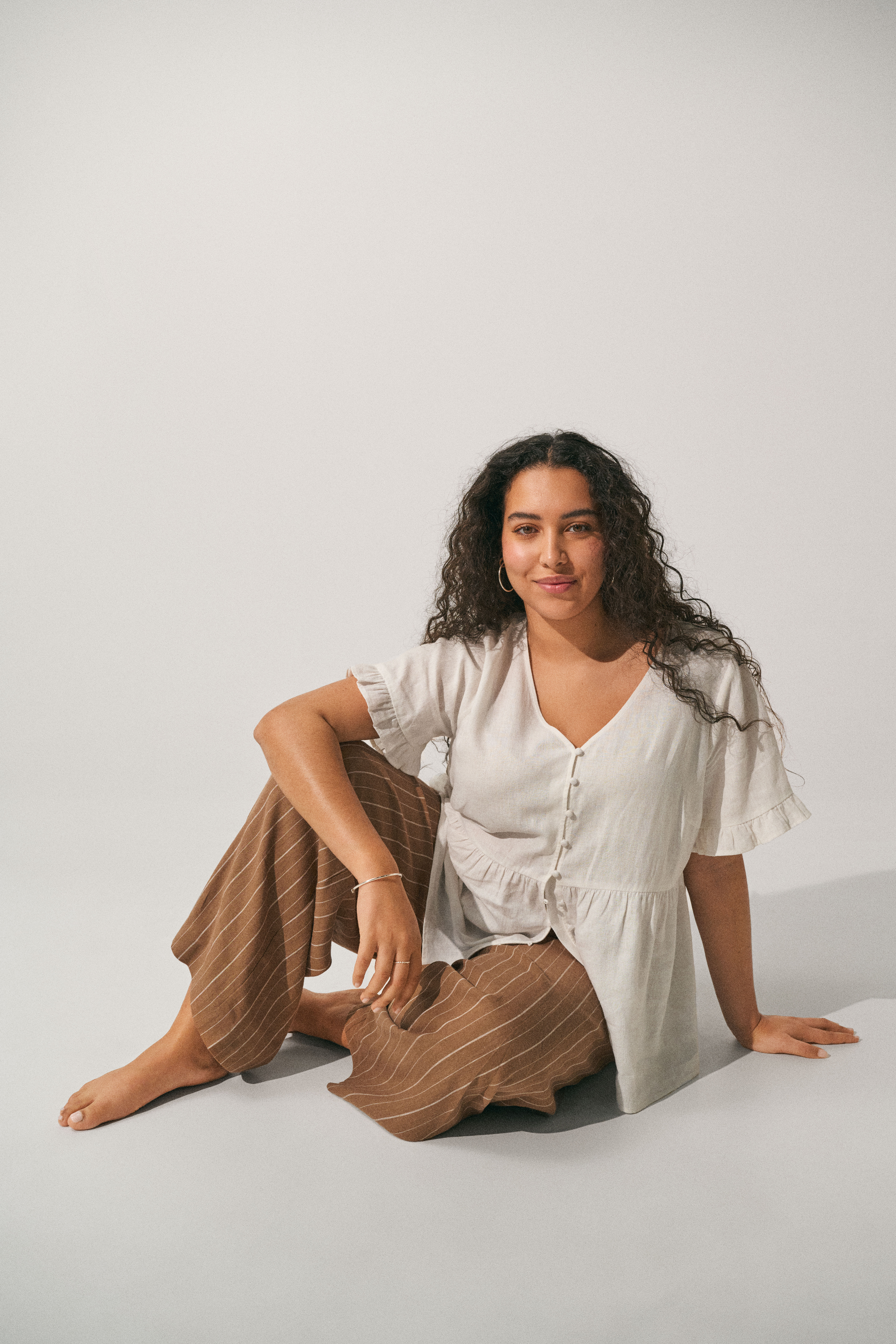 Zizzi Tenue en lin et viscose, , Model