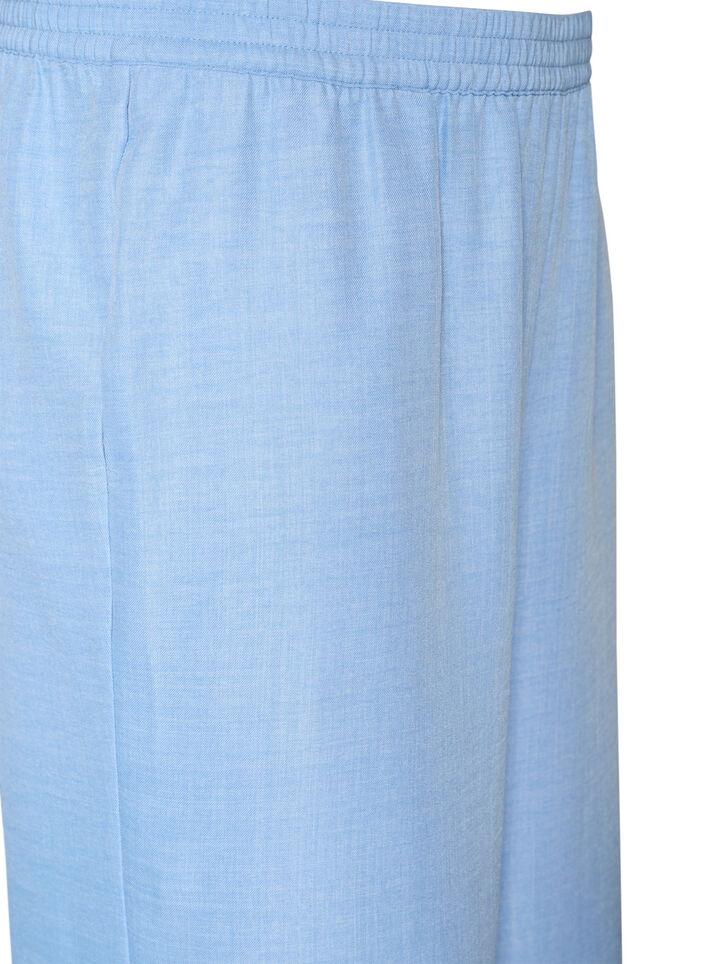 Pantalon ample avec ceinture &eacute;lastique et poches, Bleu Clair, Packshot image number 2