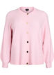 Cardigan en maille douce avec boutons dor&eacute;s, Rose, Packshot image number 0
