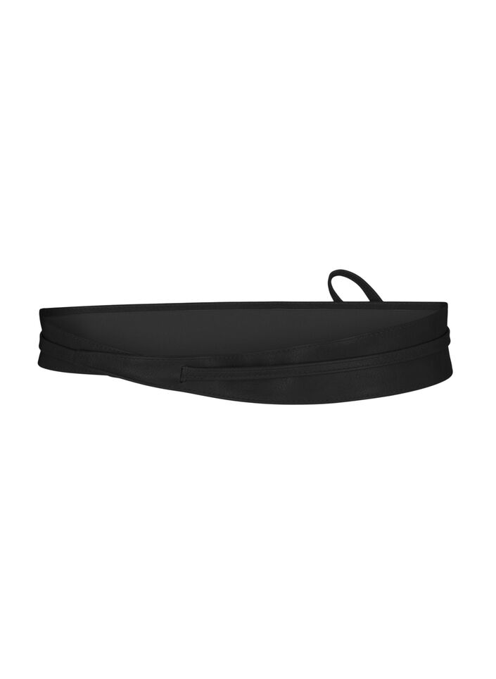 Ceinture en simili cuir, Noir, Packshot image number 1