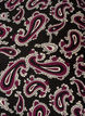 Blouse imprim&eacute; cachemire &agrave; manches longues, Bordeaux fonc&eacute;, Packshot image number 2