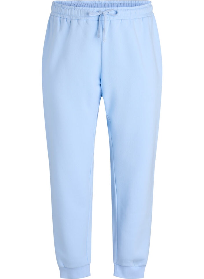 Joggers taille haute, Bleu Clair, Packshot image number 0