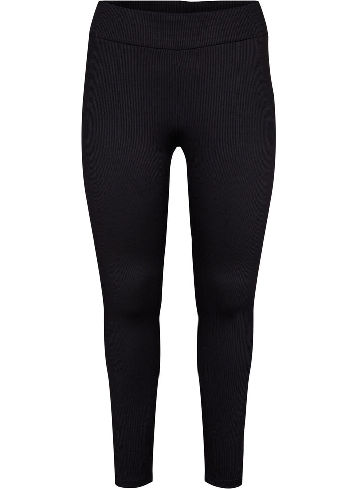 Leggings avec coupe stretch et ajustée, Black, Packshot image number 0