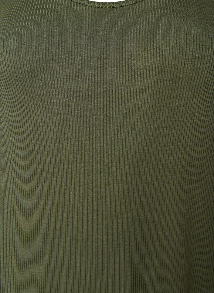 Robe c&ocirc;tel&eacute;e sans manches en viscose, Vert, Packshot image number 2
