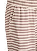 Pantalon de pyjama ray&eacute; &agrave; taille haute et coupe ample, Beige, Packshot image number 2