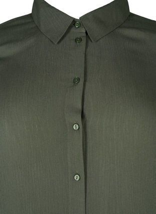 Chemise à manches longues en viscose, Thyme, Packshot image number 2