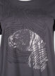 T-shirt en coton avec impression, Asphalt w. Tiger, Packshot image number 2