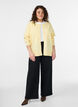Cardigan en maille fine avec col rond, Jaune clair, Model image number 1